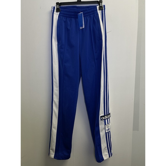 NEW ADIDAS ORIGINALS WOMENS ‎ SIZE XS ADIBREAK TREFOIL TRACK PANTS  #IP0627 BLUE - Picture 2 of 9